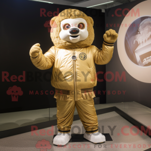 Gold Pho maskot kostyme...