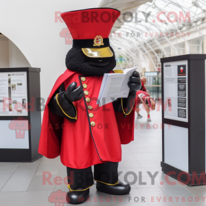 Svart britisk Royal Guard...