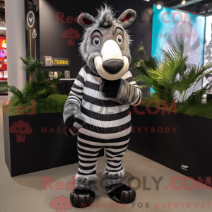 Figura de máscara de zebra...