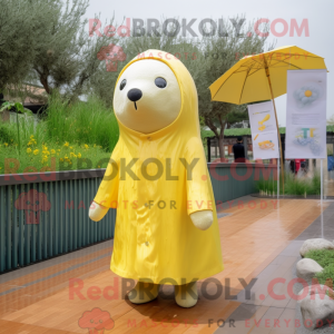 Yellow Seal maskot kostume...