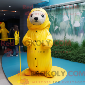 Yellow Seal maskot kostume...