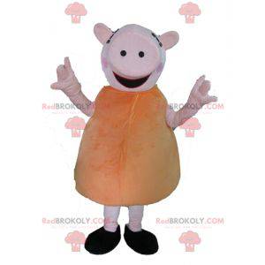 Mascotte de Peppa Pig célèbre cochon de série TV -
