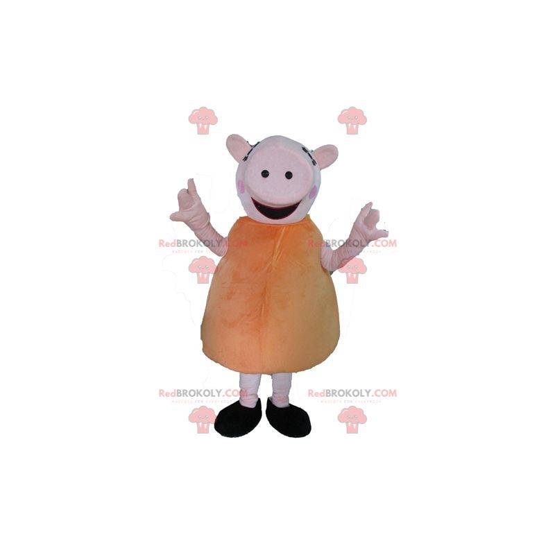 Mascotte de Peppa Pig célèbre cochon de série TV -