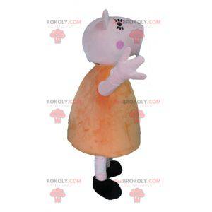 Peppa Pig mascot famous pig from TV series - Redbrokoly.com