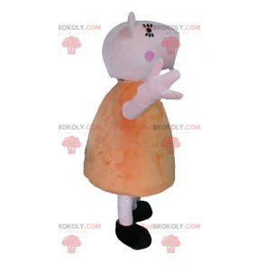 Peppa Pig mascota famoso cerdo de la serie de televisión -