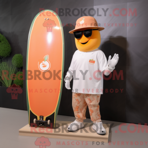 Peach Skateboard mascot...