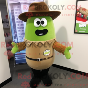 Brown Cucumber mascot...