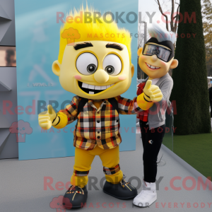Yellow Vampire mascot...