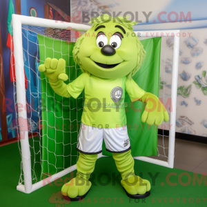 Máscara de gol de futebol...