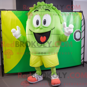 Lime Green Soccer Goal...