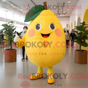 Yellow Grapefruit mascot...