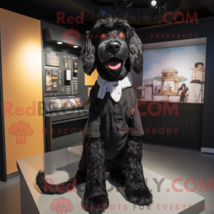 Black Dog-maskotdraktfigur...