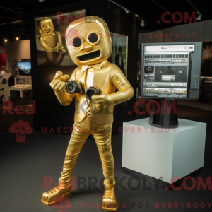 Gold Camera maskot...