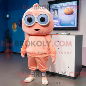 Peach Cyclops Maskottchen...