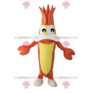 Mascotte kreeft garnalen. Mascotte reusachtige rivierkreeft -