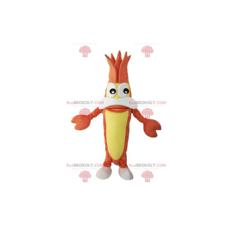 Mascotte kreeft garnalen. Mascotte reusachtige rivierkreeft -
