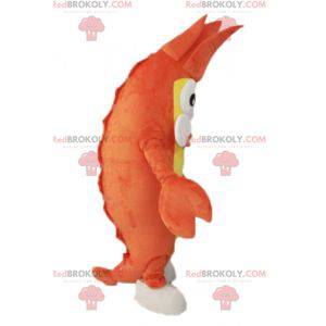 Lobster shrimp mascot. Giant crayfish mascot - Redbrokoly.com