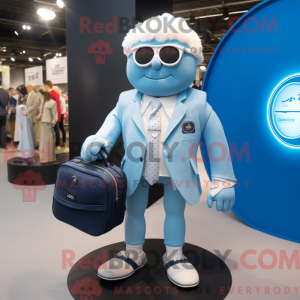 Disfraz de mascota Sky Blue...
