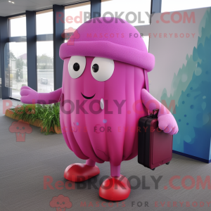 Magenta vandmænd maskot...