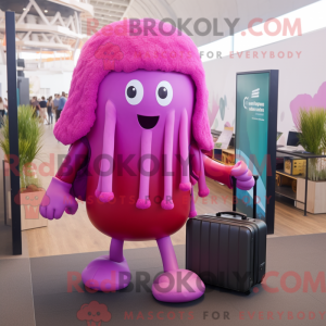 Magenta vandmænd maskot...