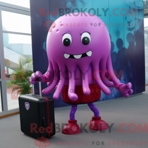Personaggio mascotte medusa...