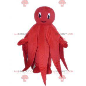 Mascotte de pieuvre de poulpe rouge géant - Redbrokoly.com