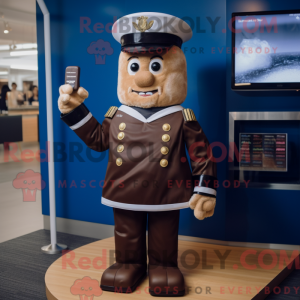 Maskottchenkostüm Navy...