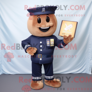 Maskotdraktfigurat Navy...