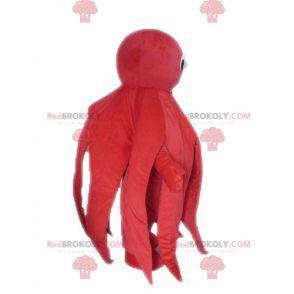 Kæmpe rød blæksprutte blæksprutte maskot - Redbrokoly.com