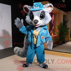 Disfraz de mascota Sky Blue...