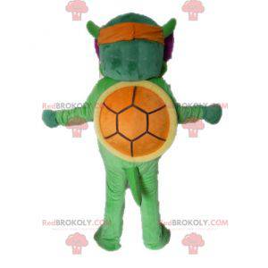 Ninja turtle grön sköldpadda maskot - Redbrokoly.com
