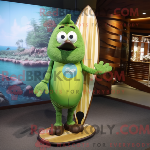 Olive Surfboard maskot...