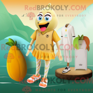Costume mascotte de mangue...