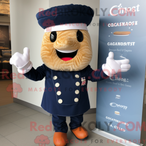 Navy Croissant maskot...