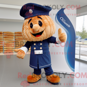 Navy Croissant maskot...