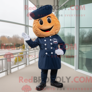Navy Croissant maskot...