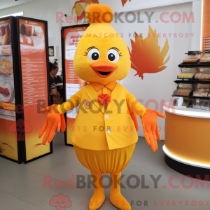 Postava maskota Orange...
