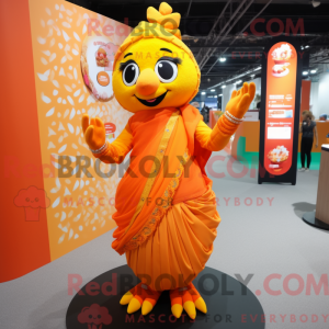 Postava maskota Orange...