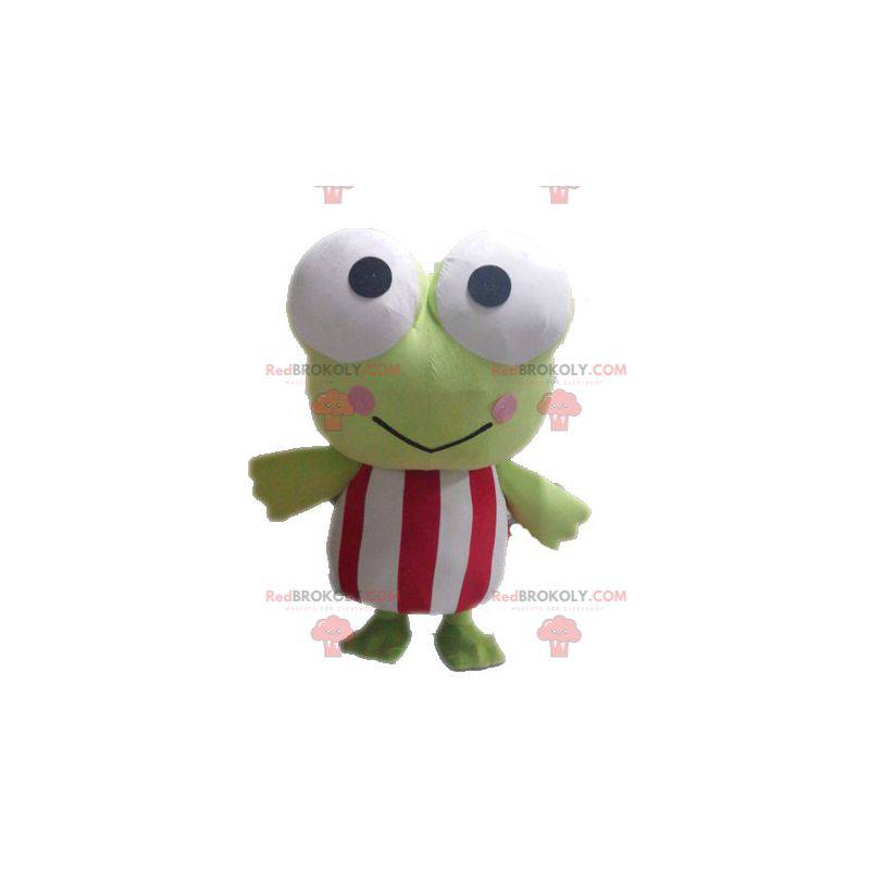 Giant and funny green frog mascot - Redbrokoly.com