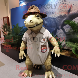 Beige Ankylosaurus...