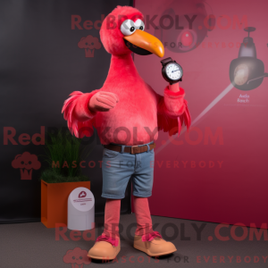 Disfraz de mascota Flamenco...