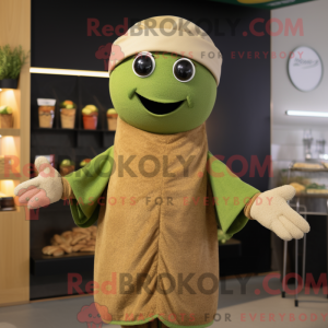 Olive Falafel Maskottchen...