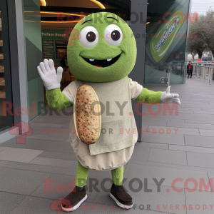 Olive Falafel Maskottchen...