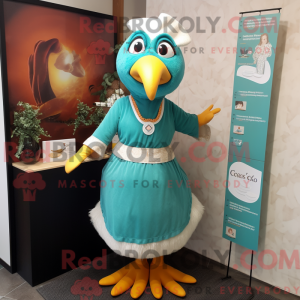 Disfraz de mascota Teal...