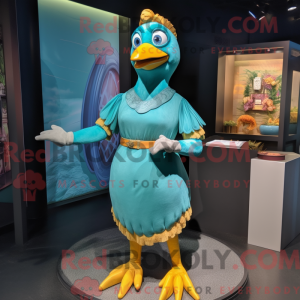 Disfraz de mascota Teal...