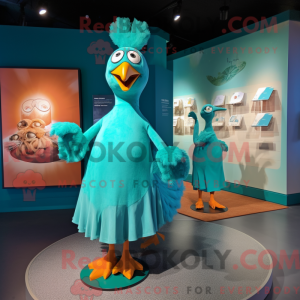 Disfraz de mascota Teal...