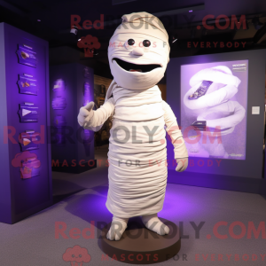 Lavender Mummy mascot...