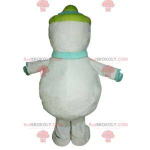 Riesiges Schneemann-Maskottchen. Wintermaskottchen -