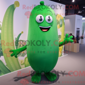 Green Zucchini mascot...