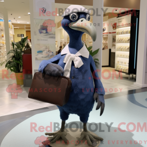Navy Dodo Bird mask...